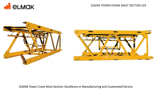 Seção do mastro para guindaste de torre8t Hammerhead Qtz125 (6015)